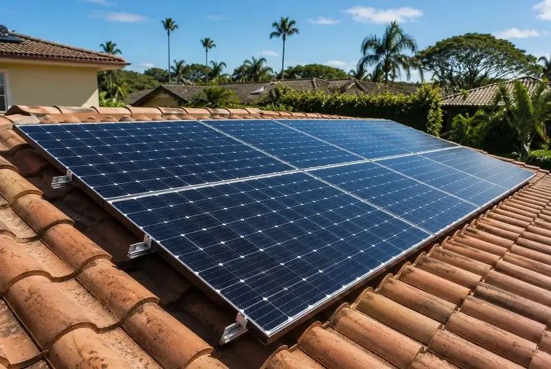 Installation de panneaux solaires à Lovagny